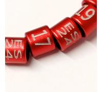 Genérico Anillas de Aluminio para Canario 2025 Negras Tipo federativas, con el año y numeradas (Pack 25 Unidades)