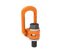 Genérico Anillo de elevación de tiro lateral giratorio universal G80 de 0,3 T a 1,5 T, punta de tornillo de elevación, hebilla de elevación de matriz métrica giratoria de tiro lateral 42CrMo(M10X1.5 0