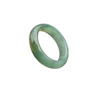 Genérico Anillo de jade natural: joyería de jade elegante y atemporal for todas las ocasiones(Blue,16mm)