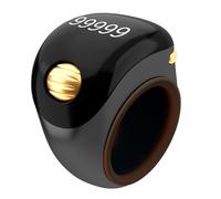 Genérico Anillo de mostrador, Tally Digital Contador con Pantalla electrónica | Herramienta de conteo de oración portátil, Tasbeeh Digital rotativo para meditación, relajación, Dedos Activos
