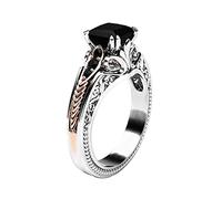 Generico Anillo de silicona joyas boda piedra preciosa anillos para mujer anillos de cobre 610 anillos anillo de sol, 6, Copper, Sin piedras preciosas