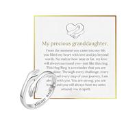 Genérico Anillo Del Abrazo Para La Nieta | Accesorio De Joyería Ajustable,Anillo De Amistad Y Abrazo De Aleación De Zinc Para Nieta | Para Chicas Adolescentes Novias Hermana Esposa Amigas Abuela