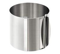 Generico Anillos ajustables para tarta: resistente para repostería, estructura de acero inoxidable | para hornear tartas postres herramientas de decoración proporcionar una modelado