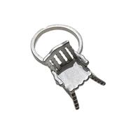 Genérico Anillos de banda abierta inspirados en sillas artísticas, joyería de mano elegante de tamaño ajustable para amantes del arte y creadores de tendencias, aro ajustable