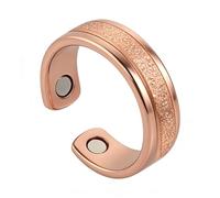 Generico Anillos magnéticos Joyas - Aleación abierta, Diseño ajustable con estilo elegante, mujer, hombre, Ropa para el hogar, Ropa de trabajo, Uso pendular, Equipo de viaje, U, riferimento alla