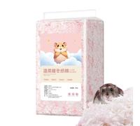 Genérico Animal Bedding,450g Warmth Retention Wood Chips Odor Control,Hamster Cage Bedding - Instinct-Friendly For Sleeping Supplies Bunny Ferret Gerbil Hedgehog Reptile Bird Snake