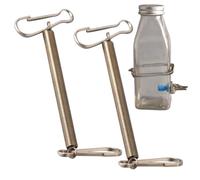 Genérico Animal Cage Water Bottle Holder - 7.8cm Replacement Spring | Spring Buckle Secure Mount Adjustable No Tools Needed Sturdy Universal Fit for Small Animal Cage Rabbits Ferrets Guinea Pigs