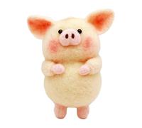 Genérico Animal De Escritorio Hecho A Mano - Muñecos Pequeños De Fieltro Positivo Artesanales - Muñecos De Compañía Emocional para Niños Niñas Y Adolescentes