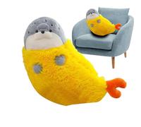 Generico Animal De Foca, Suave De Peluche En Forma De Dibujos Animados | De Muñeca Confort En La Mesita De Noche con Foca De Camarones | CREA Un Ambiente Y Relajante para