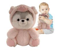 Generico Animal de Husky | Cute Creative Pet transformado Koala Pig Fox Dinosaur Peluche,Cuddly Stuffed Husky Dog Plush, Stuffed Dog Peluche para sofá Dormitorio Decoración del coche