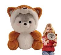 Generico Animal de Husky, Cute Creative Pet transformado Koala Pig Fox Dinosaur Peluche, Cuddly Stuffed Husky Dog Plush, Stuffed Dog Peluche para sofá dormitorio Car Decor