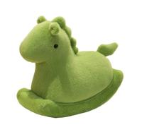 Generico Animal de peluche a caballo - Balancín de 15,7 pulgadas, peluche suave, tiro con características realistas | Juguetón compañero de sueño para sofá, habitación de infancia, niños, ba
