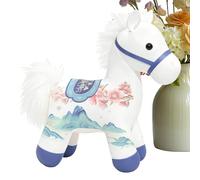 Genérico Animal De Peluche De Caballo | Decoraciones De Mascota del Festival De La Primavera - Peluche para El Año Chino del Caballo,para El Hogar La Oficina Dormitorio La Sala De Estar Sofá La Cama