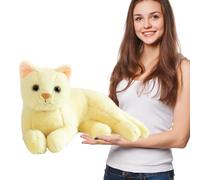 Genérico Animal de Peluche de Gato Realista - Animal de Peluche de Gato - Animales de de para niñas, Animal de de Realista para la decoración del Festival de la Oficina en el hogar, r