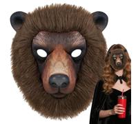 Genérico Animal Face Cover | Elastic Soft Halloween Cosplay Party Props
