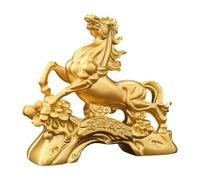 Genérico Animal Figurine - Horse Sculpture, Traditional Spring Festival Decoration with Hand Painted Details, Positive Energy Blessing Accent, Ideal for Home Study Workplace Tabletop New Year Gift
