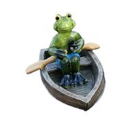 Genérico Animal Garden, Realistic Statue, Lightweight Structure Easy Maintenance Material Eco-Friendly Crafting Weatherproof Coating, Frog Turtle for Fish Tank Swimming Pool Patio Yard Fence Pond