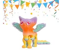 Genérico Animal Impreso En 3D | Figura De Gato Impresa En 3D Juguete - Animal Articulado con Múltiples Articulaciones Juguete Anti estrés para Amantes De Mascotas Adolescentes Y Adultos