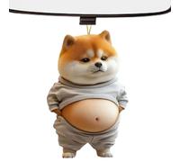 Genérico Animal Keychains | 2.36In 2D Acrylic Dog Keyring Purse Charm Backpack Pendant Lightweight Key Holder | for Men Women Boys Girls Teens Family