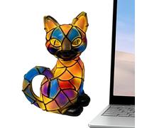 Generico Animal Lamp - Cat Table Lamp s, Resin Home Decor | Spooky Halloween Decorations For Office, Apartment, Living Room, Nightstand, Bedroom, Nursery, Bar, Holiday, 1*Pc