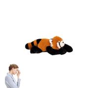 Genérico Animal Lestad para Adultos, Peluche Lestado, cojín calmante para aliviar la ansiedad, favorecer el sueño y la relajación, suave peluche Panda Roux terapéutico (30 cm)