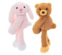 Genérico Animal Magnético - Conejo Pluma | Decoración Ornamento del oso de Conejo, Ornamento para Nevera Mesa Familia Cámara de Clase Viajes a Casa, Decoración para Viajes