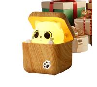Genérico Animal Night Light | Sound Activated 3 Modes Dimmable Hiding Cat