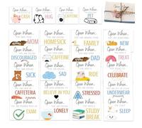 Genérico Animal Open When Envelopes - 24pcs Greeting Card Letter Set, College Graduation Gift, University Keepsake | Creative Stationery Package, Personalized Memory Letters, Fun Surprise Notes