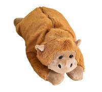 Genérico Animal Pencil Case Monkey Shape Large Plush Zipper Stationery Box