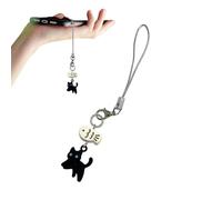 Genérico Animal Phone Pendant - Resin Cat Cartoon Phone Pendant | Ṕhones Strap Aesthetic Cartoon P̀hones Accessories - For Wallets & P̃hones