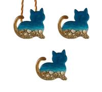Genérico Animal Pocket Hug, Motivational Support, Marine Figurine Card, Resin Material, Compact and Lightweight, Emotional Wellness Present, 1.97x1.57x0.39 Inches Mixed Color 3 Pieces