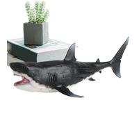 Genérico Animal Shark Model - 8.6 Inch Educational Sea Creature Toy for Learning and Creative Activities, Realistic Figure for Kids and Adults, Gray PVC Ornament for Home Display,