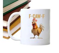 Genérico Animal Tea Cup - Rooster Mug | Funny Animal Themed Ceramic Mug | Themed Ceramic Mugs Sets Funny For Women Mother Lady Farm Kitchen Breakfast Morning Animals Lover's