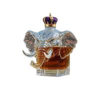 Genérico Animal Whiskey Bottle, Elephant Wine Decanter, Glass Liquor Container, High Transparency Display Piece, Funny Decorative Ornament for Husband, Dad, Uncle, Boyfriend, Men’s Bar