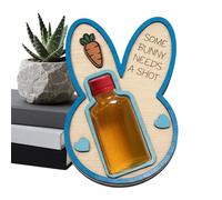 Genérico Animal Wine Rack - Easter Bunny Bottle Holder, Cute Decorative Wine Storage with Sturdy Space Saving Feature, Ideal for Whiskey Cocktail Beer Indoor Home Table Desk Shelf Kitchen Dorm Bar