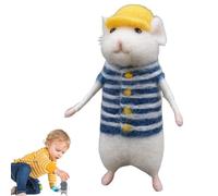 Genérico Animal Wool Felting Needle Kit - Complete Set with Wooden Tools | DIY Craft for Beginners, Kids, and Adults Create Handmade Figures, Durable Supplies Home, School, or Workshop Projects