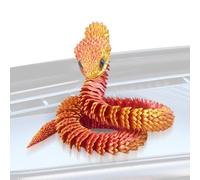 Genérico Animales Articulados, Estatuilla Animal Coleccionable para Escritorio, 76 cm de Longitud Flexible Serpiente Impreso en 3D para Niños y Adultos Decoración Hogar Relleno Cestas de Pascua