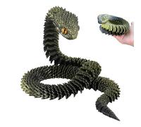 Genérico Animales Articulados,Estatuilla Animal Coleccionable para Escritorio - 76 cm de Longitud Flexible Serpiente Impreso en 3D para Niños y Adultos Decoración Hogar Relleno Cestas de Pascua