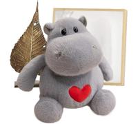 Genérico Animales de Peluche, Animales de Peluche Lindos - Almohada decorativa Hippo Ant Soft Throw - Juguete de Peluche Animal Poder Lindo para Novia Mom Cumpleaños
