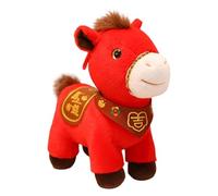 Genérico Animales De Peluche para Niños,Figurina De Felpa del Año del Caballo 2026 - Figurilla De Animal De Peluche | para Niño Sala De Estar Dormitorio Estante Estudio Guardería Coche