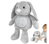 Genérico Animales De Peluche Que n - Muñeca Proyector De Luz Relajante,3 Velocidades Ajustables Música Relajante Luz Juguetes Peluche Que | para Niños Casa Viaje Dormir Navidad Cumpleaños
