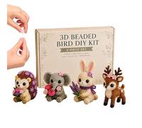 Genérico Animales De Perlas De Ocio Creativo, Mini Set De Juguetes Lindos Hecho A Mano | Kit De Animales De Perlas 3D | Para Y Principiantes, Actividad De Interior En Casa, Escuela, Dormitorio o