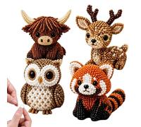 Genérico Animales de Perlas | Figura decorativa Animal 3D para hacer yo mismo, Kit creativo de perlas con instrucciones | Para principiantes, aficionados, adultos, niños, oficina, biblioteca,