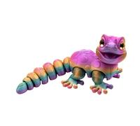 Generico Animales impresos en 3D, adorno de lagarto doméstico impreso en 3D | Juguetes antiestrés, estatua de reptil, decoración del hogar para niños y adolescentes dormitorio, salón, dormitorio