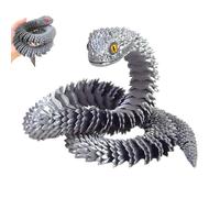 Genérico Animales Impresos en 3D | Estatuilla Animal Coleccionable para Escritorio - 76 cm de Longitud Flexible Serpiente Impreso en 3D para Niños y Adultos Decoración Hogar Relleno Cestas de Pascua
