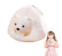 Genérico Animales Kawaii En Una Cueva De Nieve, Juguete De Peluche, Juego De 20 Cm, Oso Polar, Pingüino, Peluches, Lindo Animal Ártico, Peluche para Niños, Niñas, Niños, Decoración De Habitación,