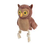 Genérico Animals Chewing Toy, Owl Squeaky Dog Toy, Puppy Teether Animal Chew Toys Interactive Soft Squeak, Puppy Games for Small Dogs, Pet Medium Large, 8.27x5.91x3.94 Inches