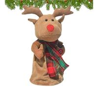 Genérico Animated Christmas - Electric Dancing Christmas Toy Musical Plush, Christmas Animated Decorations, Soft Animated Christmas Plush, Girls