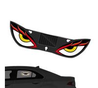 Generico Animated LED Car Eyes - Solar Powered Dynamic Window Lights | Eye Warning Decoration For Windshield Rear Glass RV Truck Van Exterior Accessory ABS Lighting Pair