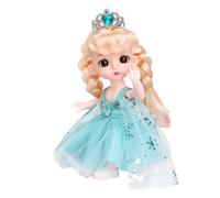 Genérico Anime Cute Doll - 16cm Movable Doll with 13 Joints, Dress-Up Clothes and Shoes, Princess Dol Accessories | Birthday Gift Toy For Kids Girls, Collectible Figure For Play and Display